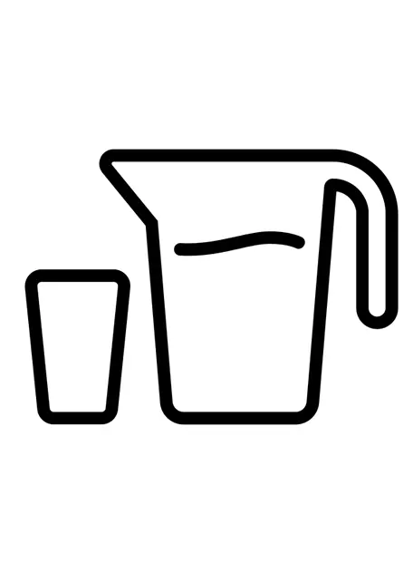 BONUS_Kengan_Water_4L_Free_LoveLotusLife Icon of a jug & a glass